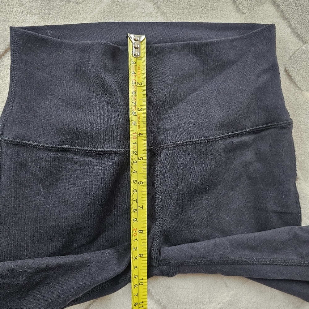 ALO Yoga High-Waisted Goddess Ribbed Leggings Womens Extra Small Black Gym Yoga - Picture 6 of 10